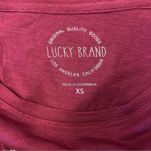 LUCKY BRAND Matchbox Lotus Tee - Picture 8 of 8